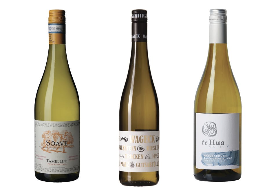 pokast januar Hvitvin 4187401 Tamellini Soave 2019 7638501 Wageck Kalkstein Riesling Trocken 2019 5222701 Te Hua Valley Sauvignon Blanc 2020